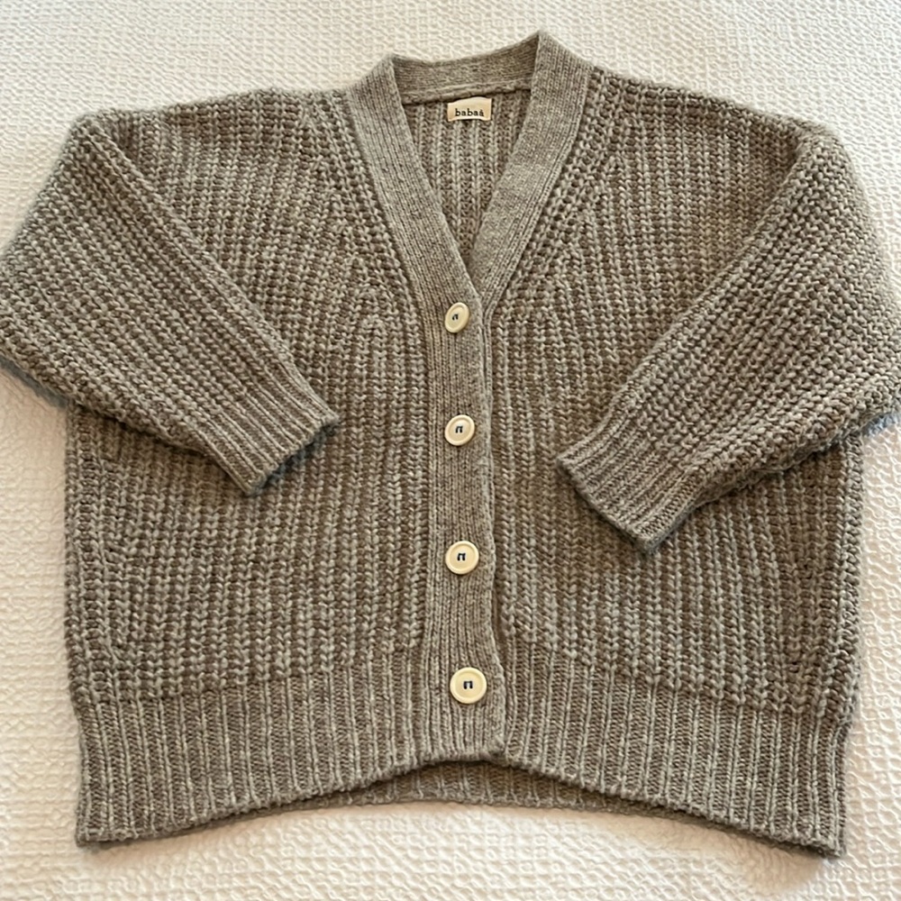 babaa cardigan no19 in mist